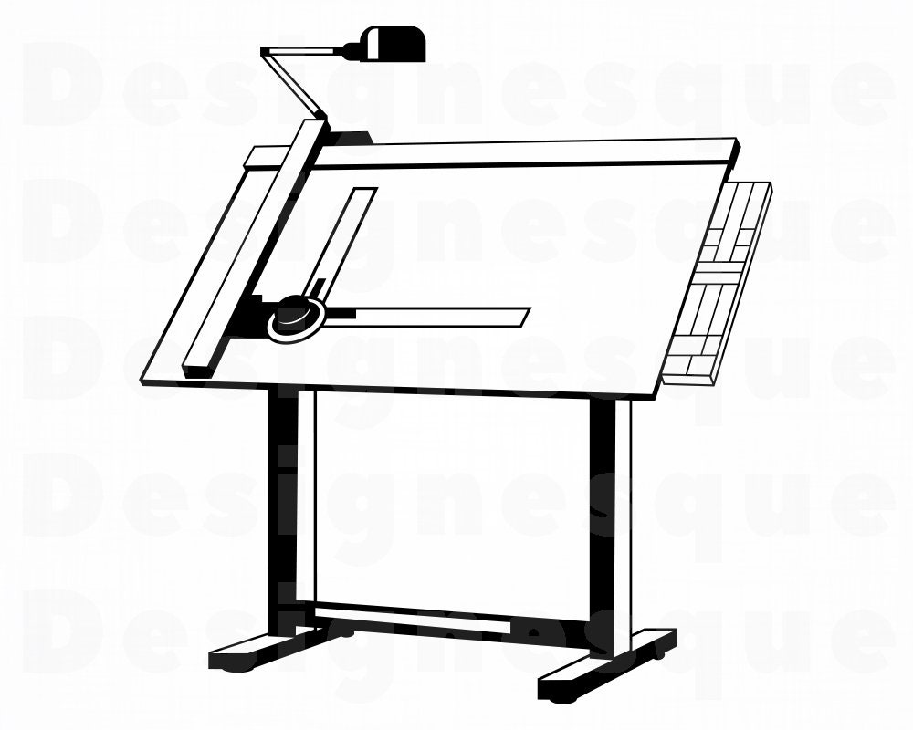 Architect Svg Drafting Table SVG Design Svg Eps Vector Png Cut Files
