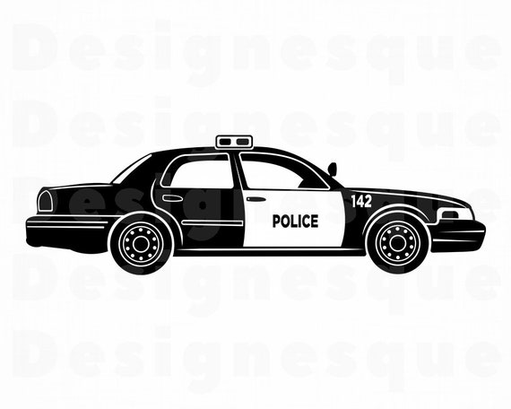 Police Car Svg Police Svg Police Clipart Police Files For Etsy