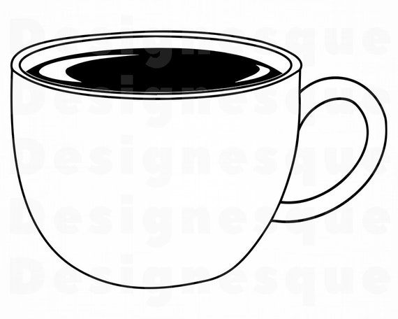 Coffee Cup 6 Svg Coffee Svg Coffee Cup Svg Clipart Coffee Etsy