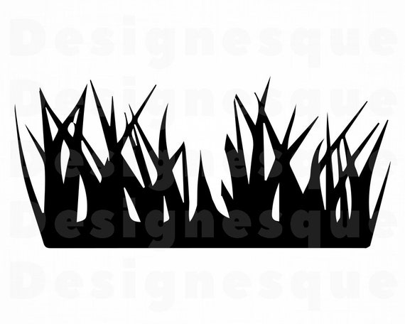 Download Grass 4 Svg Field Svg Grass Clipart Grass Files For Etsy