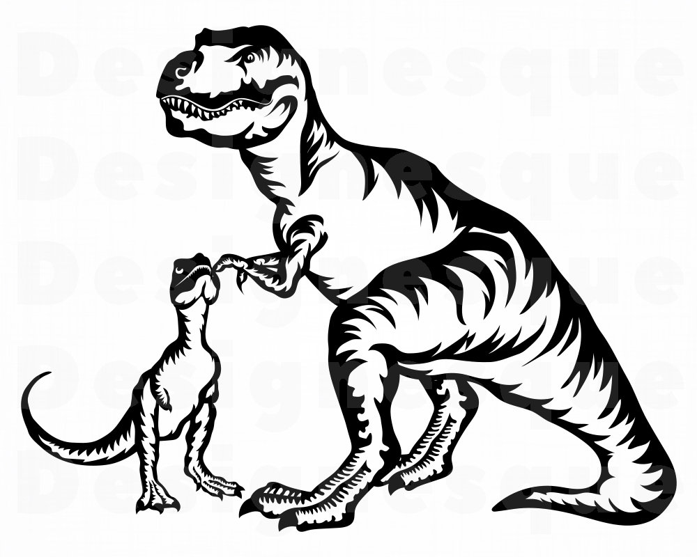 Download T Rex Mama Baby Svg T Rex Svg Trex Svg Dinosaur Svg Etsy