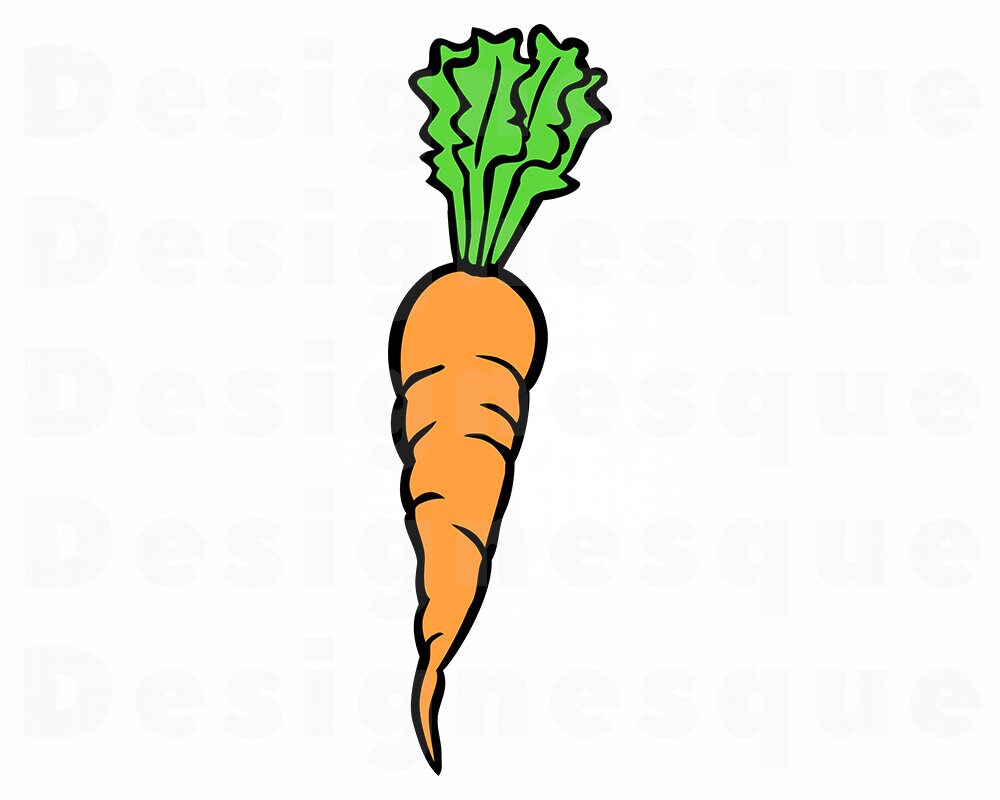 Carrot Clipart Carrot SVG Vegetables Svg Carrot Files for | Etsy