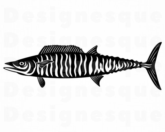 Download Wahoo Svg Fishing Svg Fish Svg Fishing Clipart Fishing Etsy