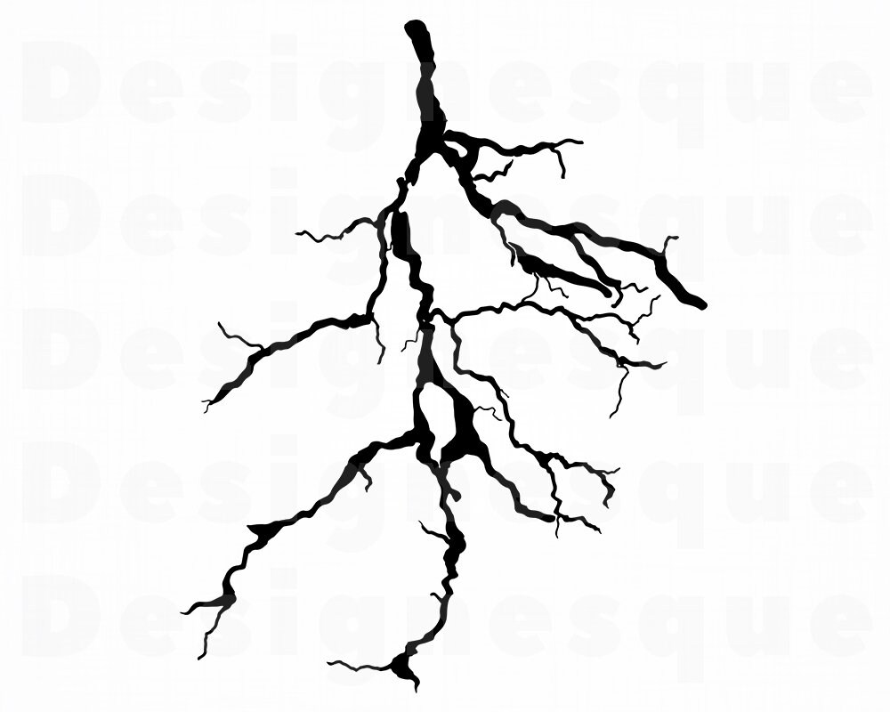 Thunder SVG Lightning Svg Storm Svg Thunder Clipart Etsy