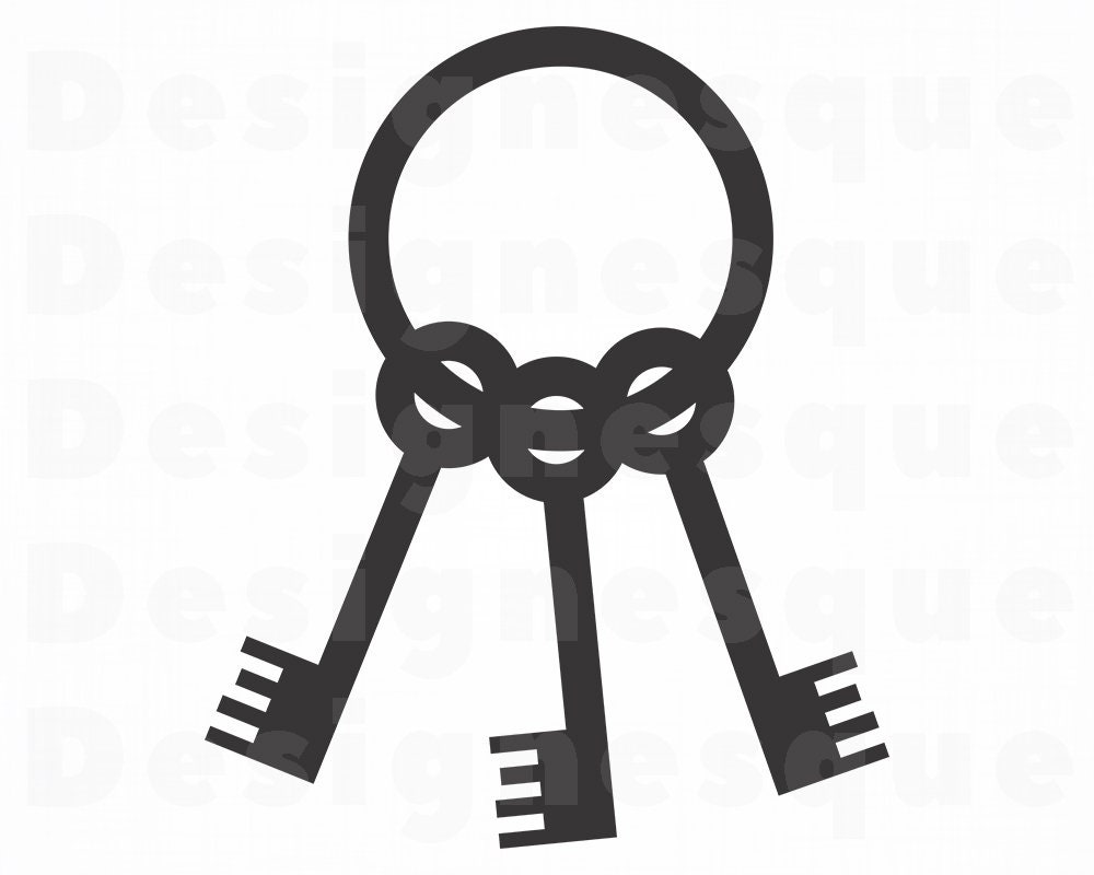 Keys SVG Key SVG Key Ring Svg Keys Clipart Keys Files for | Etsy