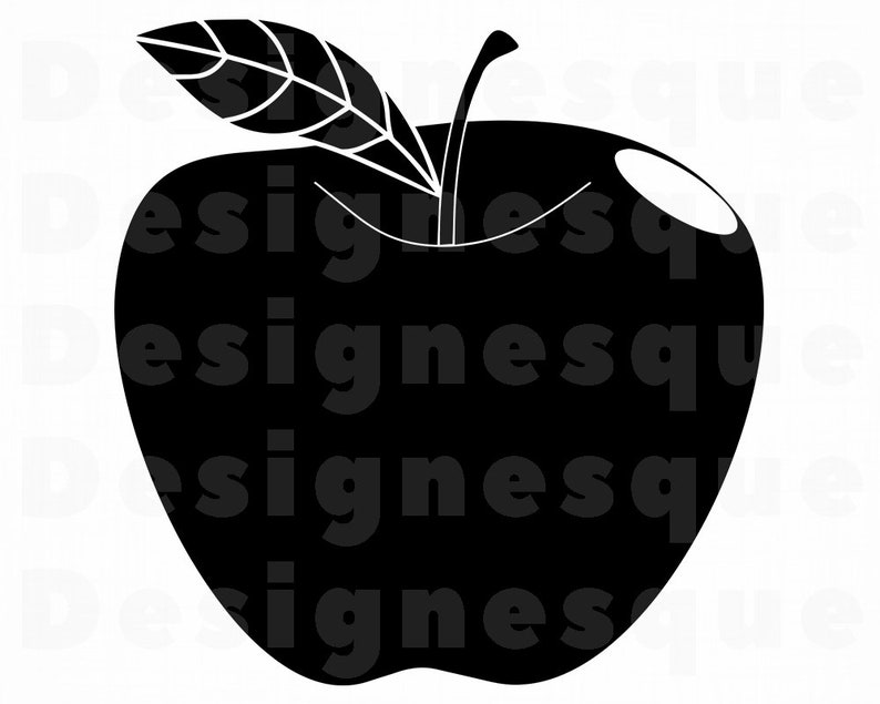 Apple Files for Cricut Apple #6 SVG Apple Cut Files For Silhouette Fruit SVG Apple Png Apple SVG Apple Vector Dxf Apple Clipart Eps