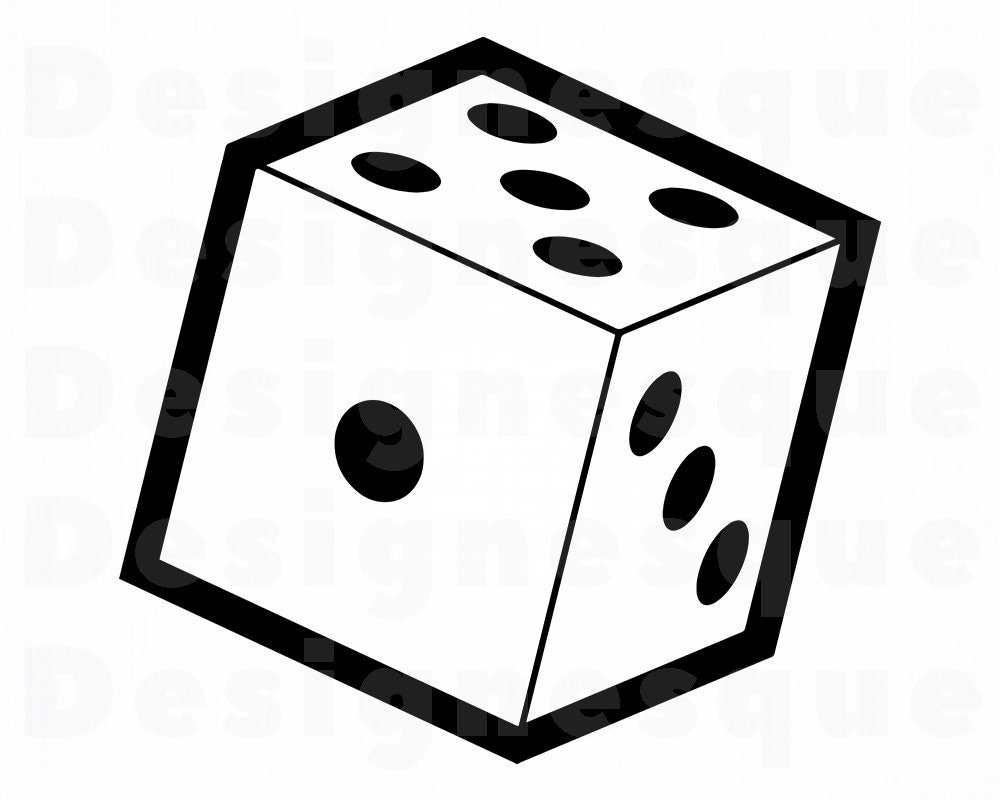 Dice SVG Rolling Dice Svg Dice Clipart Dice Files for Etsy