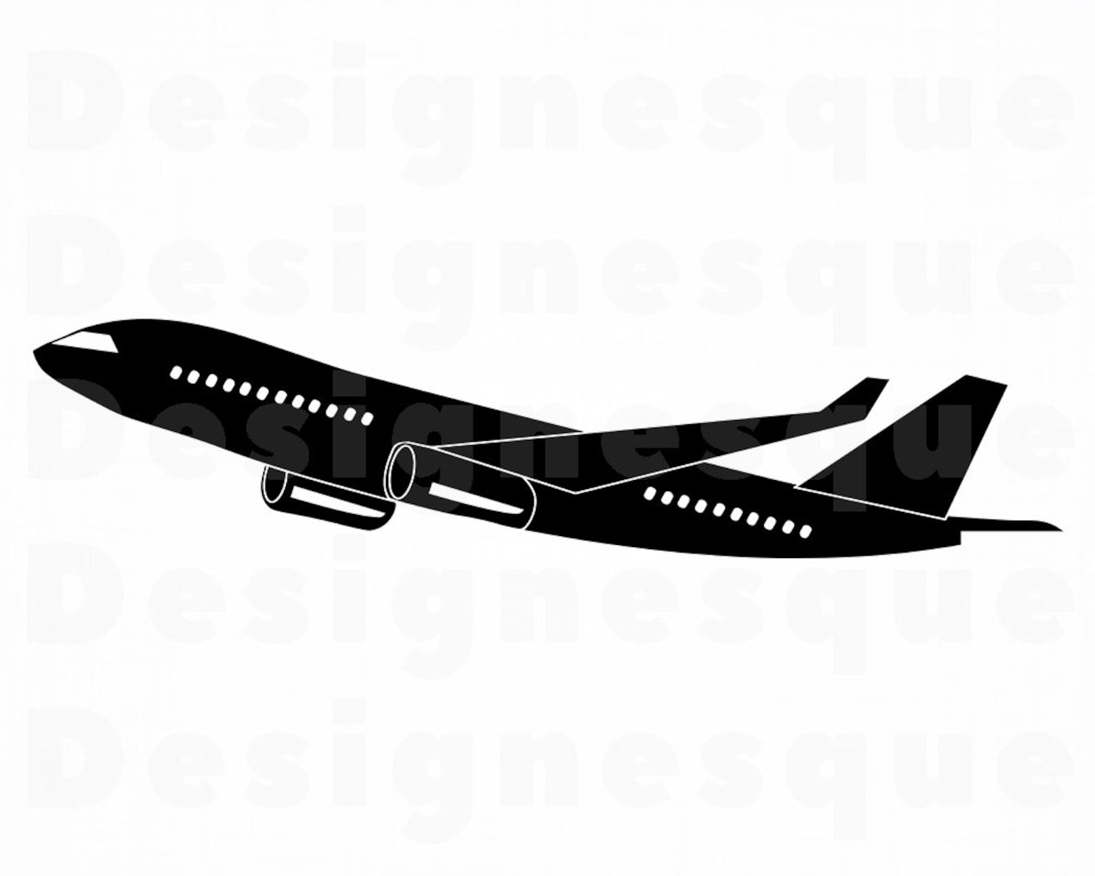 Aircraft Svg Plane Svg Airplane Svg Airplane Clipart Etsy | Images and