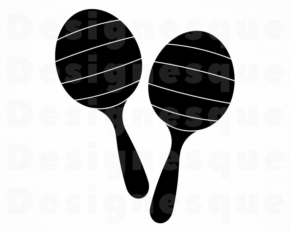 Maracas SVG Maracas Clipart Maracas Files for Cricut Etsy