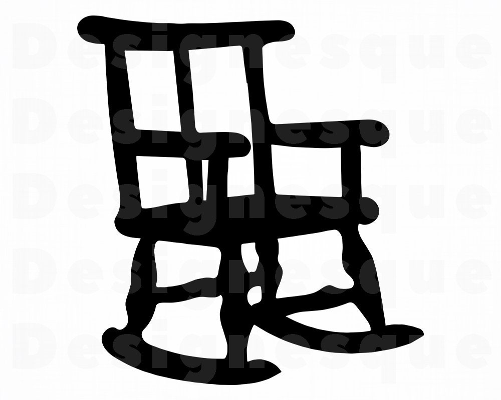 Rocking Chair SVG Rocking Chair Clipart Rocking Chair Files Etsy