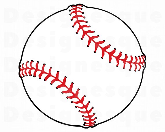 Download Baseball Outline 4 Svg Softball Svg Baseball Clipart Etsy