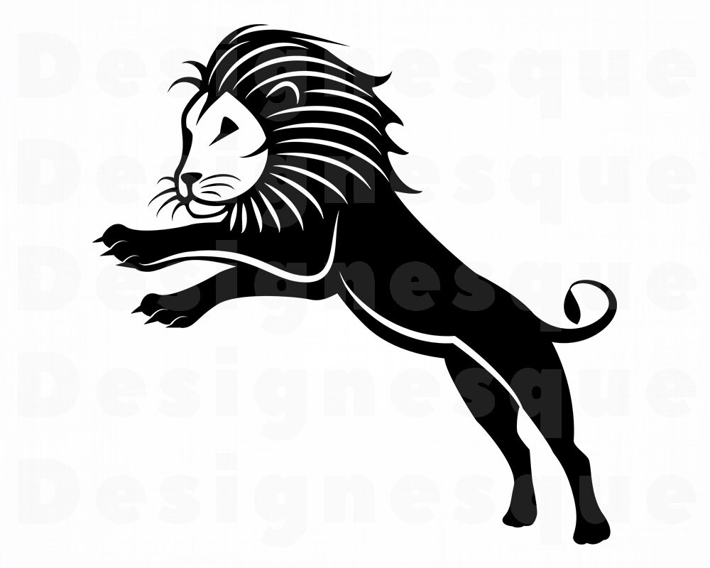 Download Lion 3 Svg Lion Svg Lion Clipart Lion Files For Cricut Etsy