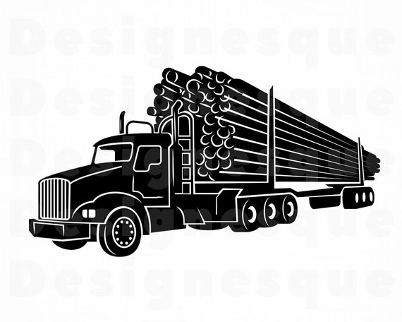 Free Free Log Truck Svg 448 SVG PNG EPS DXF File