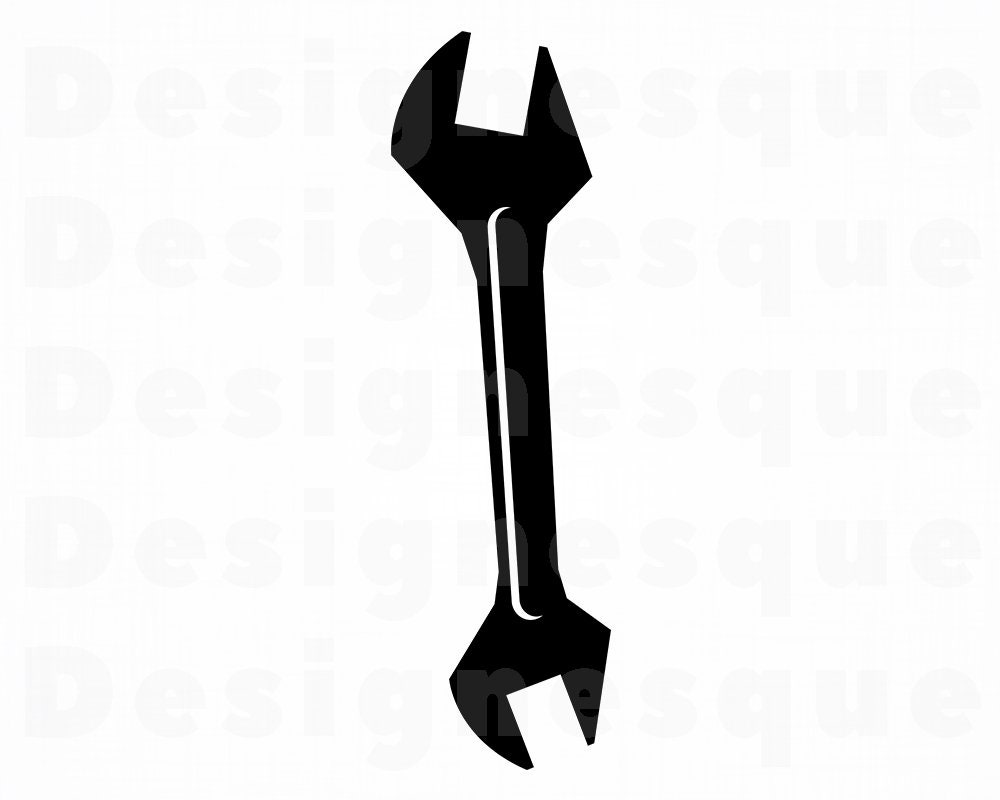 Dxf Mechanic Svg Wrench Outline SVG Cut Files For Silhouette Png Wrench Clipart Repair SVG Eps Wrench Files for Cricut Wrench SVG