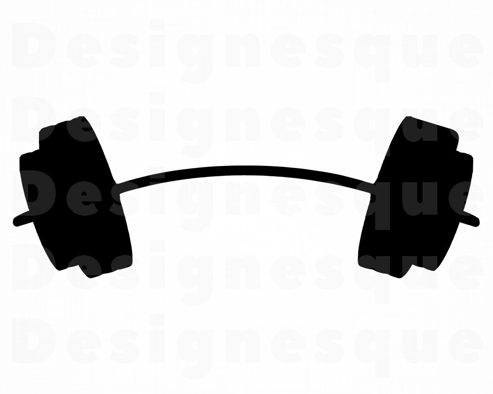 Barbell 4 SVG Weights SVG Bodybuilding Svg Barbell | Etsy