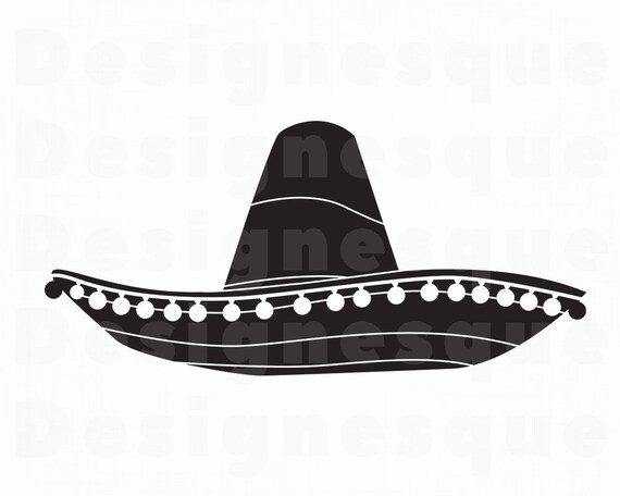 Download Sombrero 5 Svg Sombrero Svg Hat Sombrero Clipart Sombrero Etsy