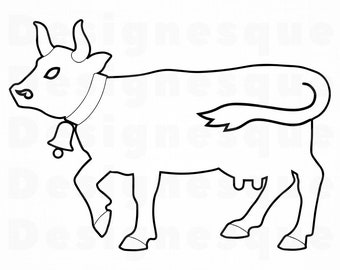 Vector Art CommercialPersonal Use-Cricut,Silhouette,Cameo,Vinyl Show Heifer SVG File,Cattle Ranch SVG,Livestock SVG,Farm Scene svg,4-H svg