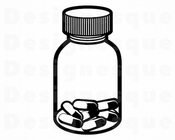 Download Medicine Bottle Svg 3 Pills Bottle Svg Medication Bottle Etsy