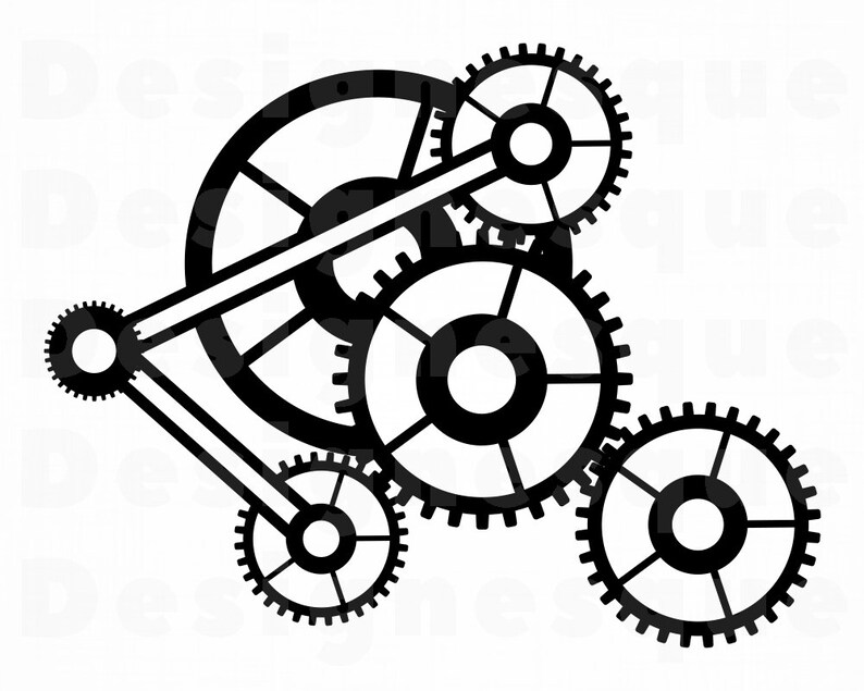 Gear SVG Mechanics Svg Clock Gear Svg Watch Gear Svg Gear Etsy