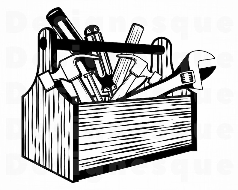 Toolbox 4 SVG Contractor Svg Repairman Svg Builder Etsy