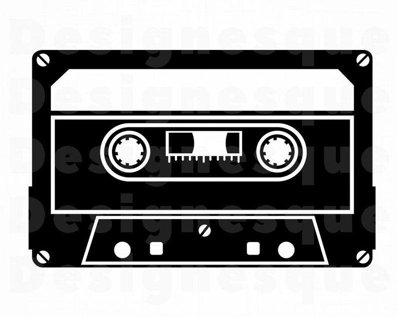 Cassette Tape SVG Audio Cassette Svg Audio Tape Svg | Etsy