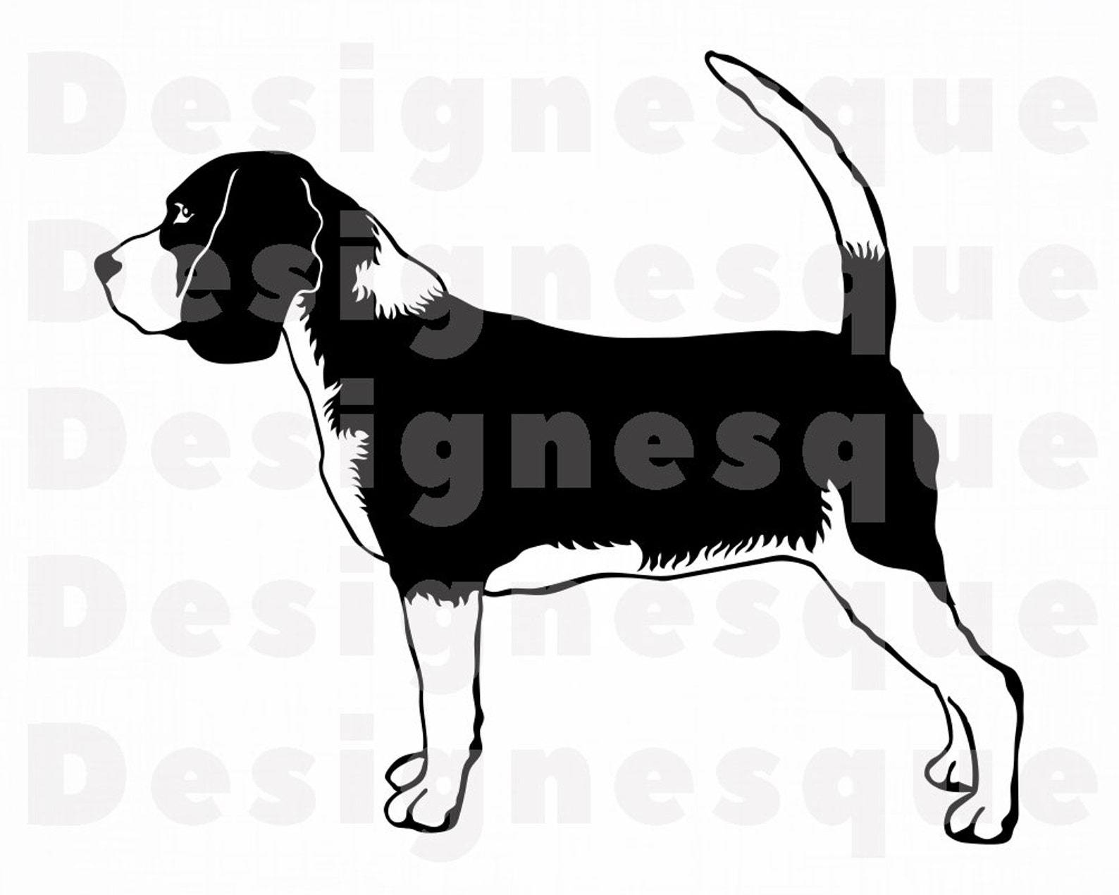 Beagle SVG Dog Svg Beagle Clipart Beagle Files for Cricut Etsy
