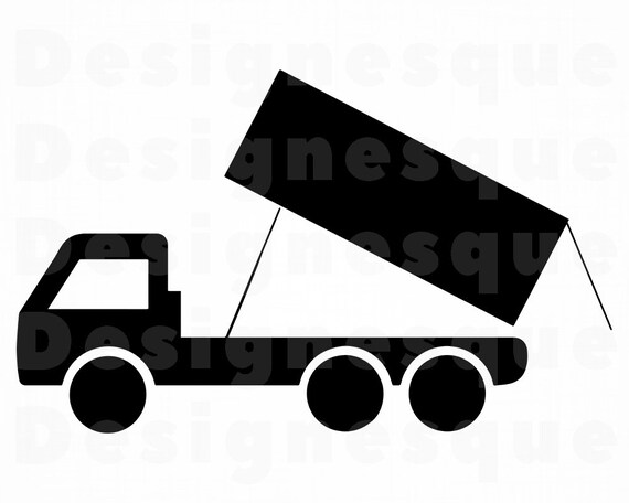 Dump Truck 2 Svg Truck Svg Trucker Svg Dump Truck Clipart Etsy
