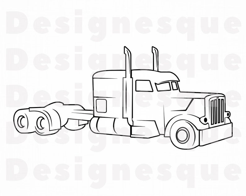 Free Free 205 Truck Outline Svg SVG PNG EPS DXF File