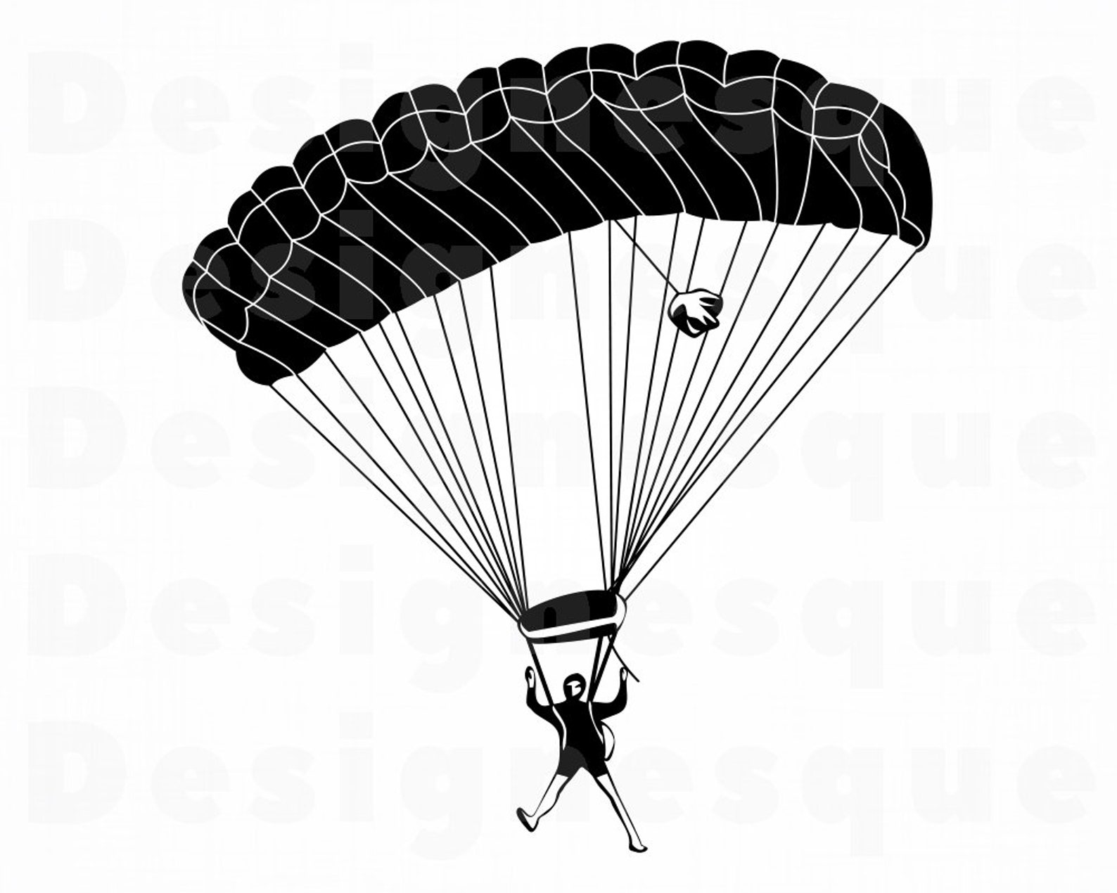 Parachuting 3 Svg Parachute Svg Parachuting Clipart Etsy