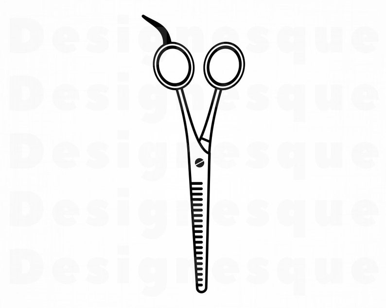 Blending Shears SVG Barber Scissors Svg Hair Stylist Svg Etsy