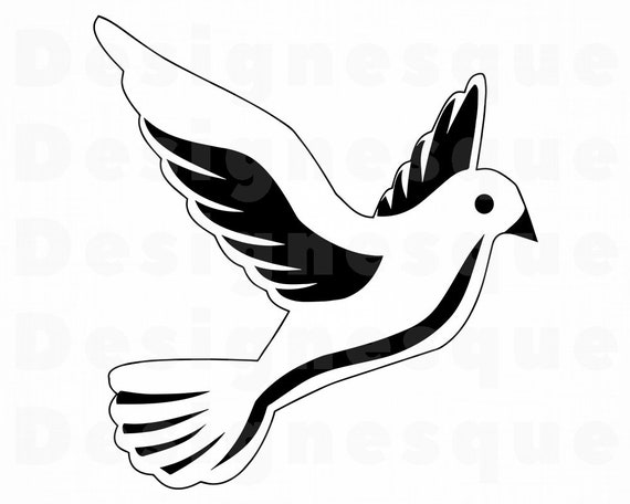 Download Dove 3 Svg Dove Svg Pigeon Svg Bird Svg Dove Clipart Dove Files For Cricut Dove Cut Files For Silhouette Dove Dxf Png Eps Vector
