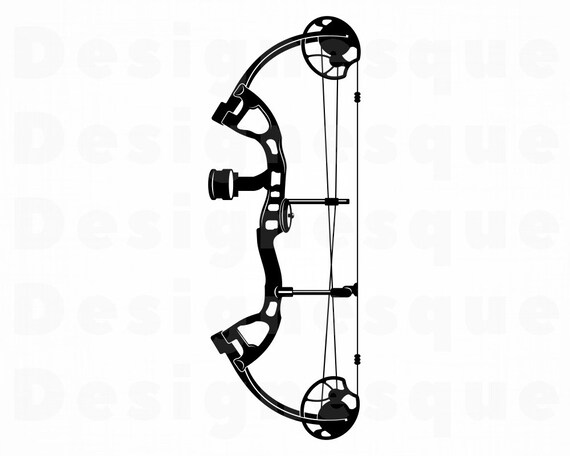 Download Compound Bow SVG Bow SVG Archery Svg Compound Bow Clipart | Etsy