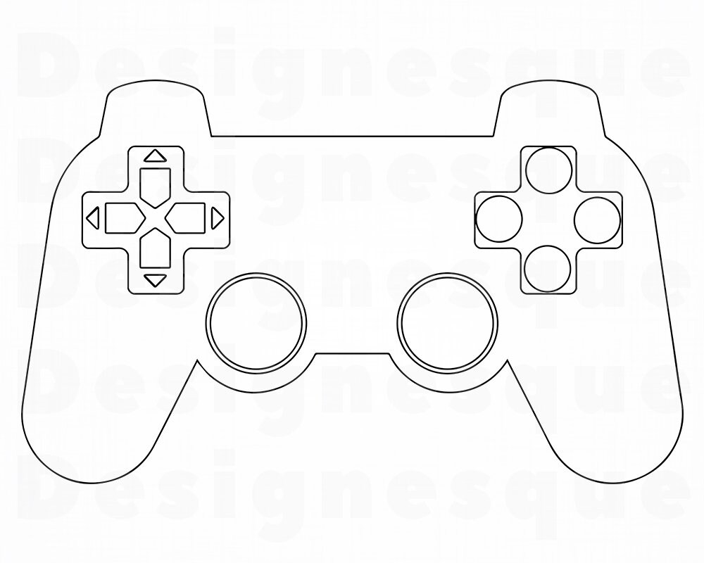 Gaming Controller Template Printable Templates