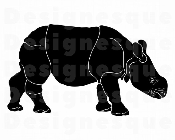 Download Baby Rhino Svg Rhinoceros Svg Baby Rhino Clipart Baby Rhino Etsy
