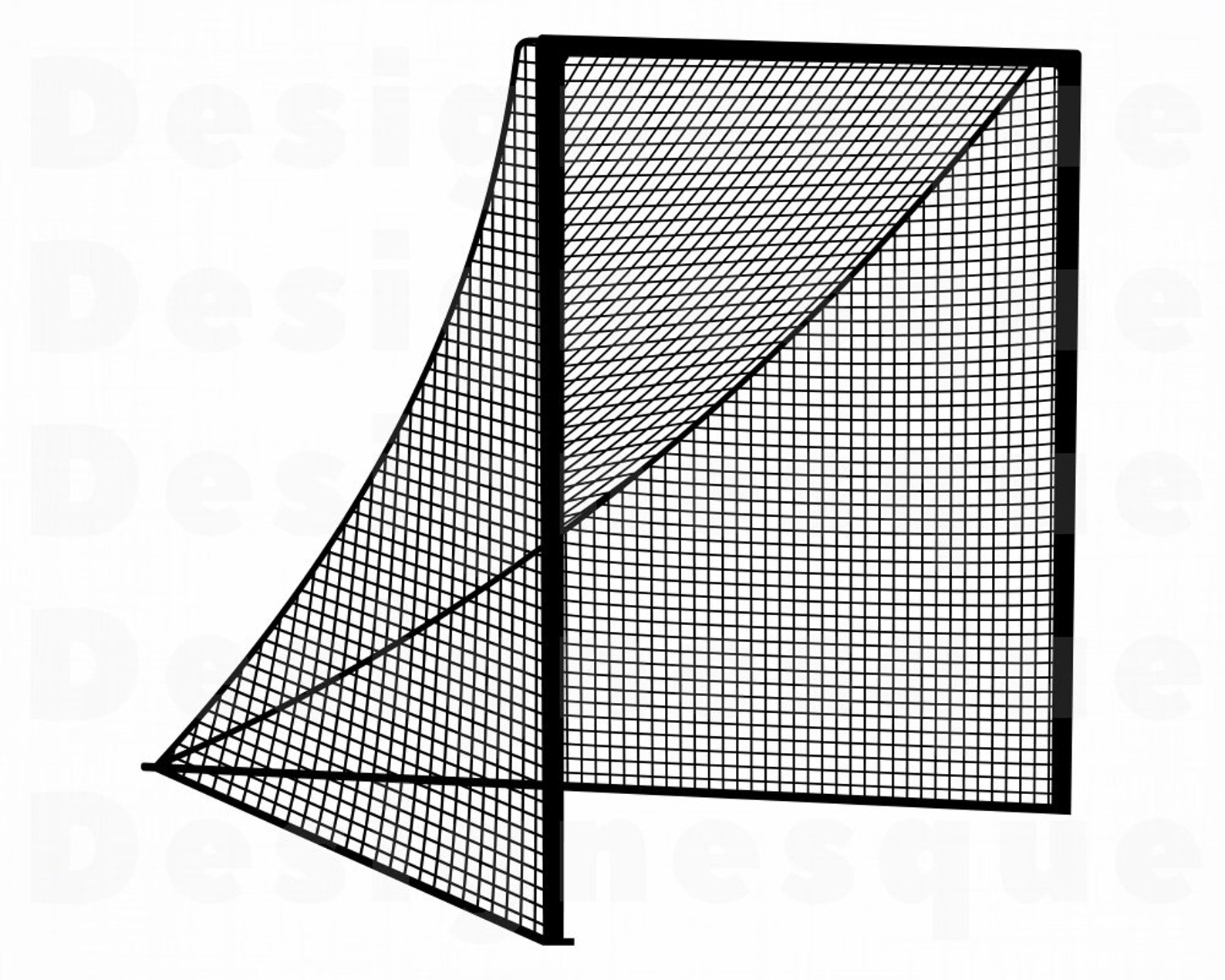 Lacrosse Goal SVG Lacrosse Svg Lacrosse Clipart Lacrosse Etsy