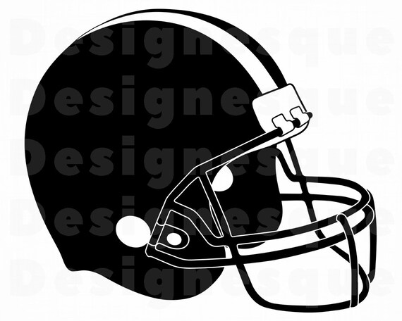 Football Helmet 2 Svg Football Helmet Clipart Football Etsy