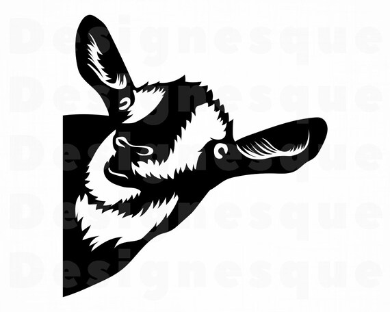Download Peeking Goat Svg Goat Svg Goat Clipart Goat Files For Etsy