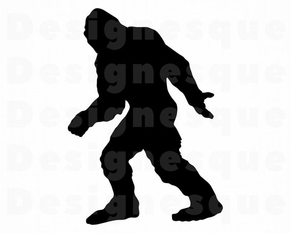 Bigfoot Silhouette 2 SVG Bigfoot SVG Sasquatch SVG Bigfoot | Etsy