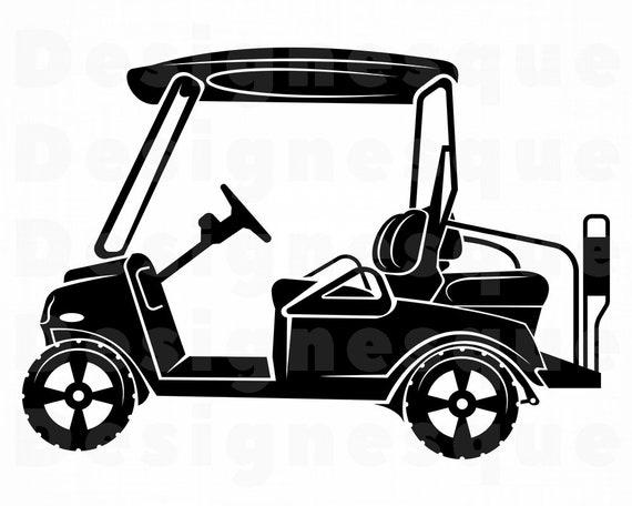 Download Golf Cart Svg Golf Cart Clipart Golf Cart Files For Cricut Etsy