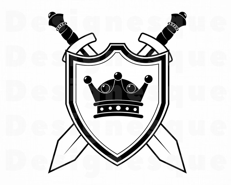 Knight Svg Armor Svg Dxf Sword Clipart Files for Cricut Cut Files For