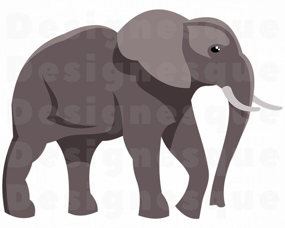 Download Elephant Svg Elephant Clipart Elephant Cut Files For Etsy