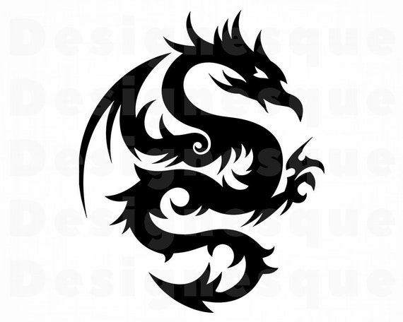 Download Dragon 7 Svg Dragon Svg Dragon Clipart Dragon Files For Etsy