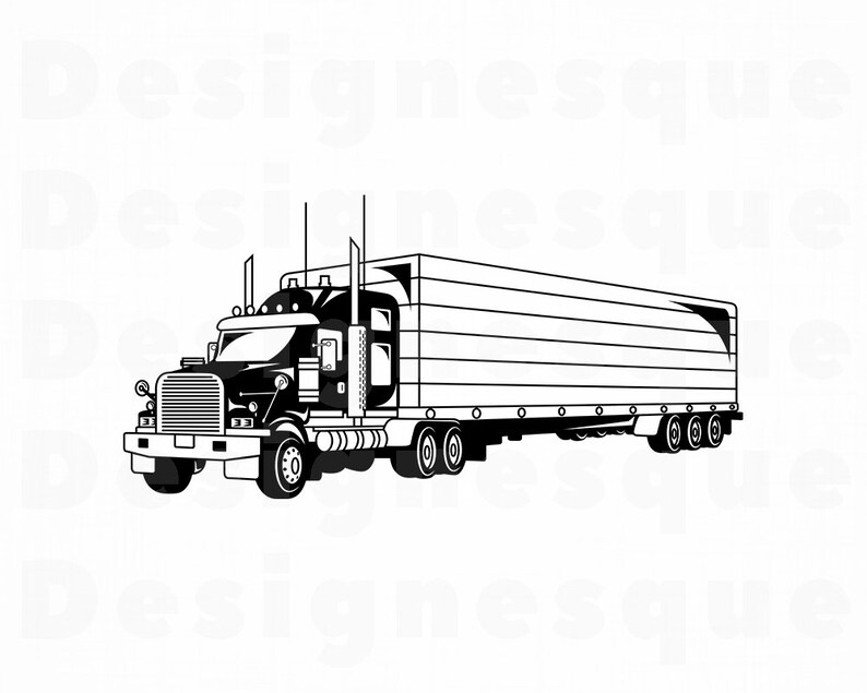 Free Free 159 18 Wheeler Truck Driver Svg SVG PNG EPS DXF File