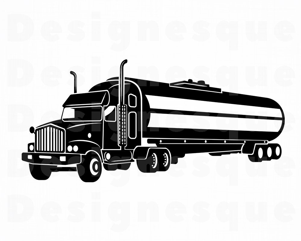 Tank Truck 7 SVG Oil Truck Svg Truck Svg Tank Truck Etsy
