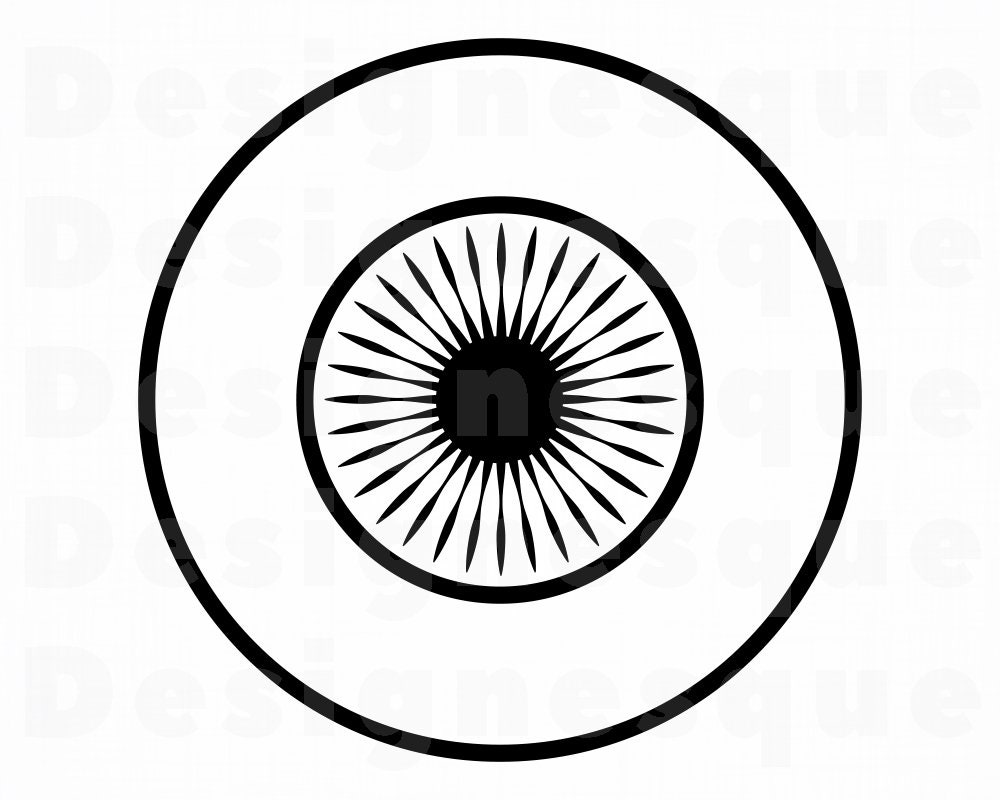 Eyeball Svg Eye Svg Eyeball Clipart Eyeball Files for | Etsy