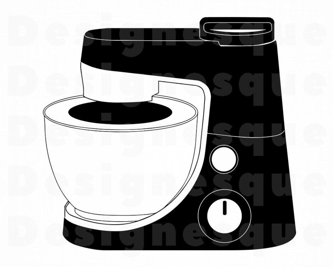 Stand Mixer Svg Food Mixer SVG Stand Mixer Clipart Stand Etsy
