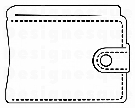 Download Wallet Outline Svg Wallet Svg Money Svg Wallet Clipart Etsy