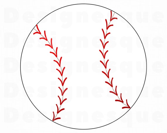 Download Baseball Outline 3 Svg Softball Svg Baseball Clipart Etsy