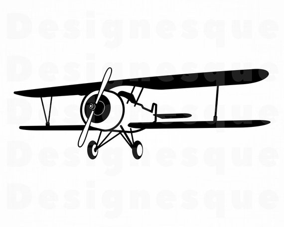 Download Propeller Airplane 2 Svg Airplane Svg Airplane Clipart Etsy
