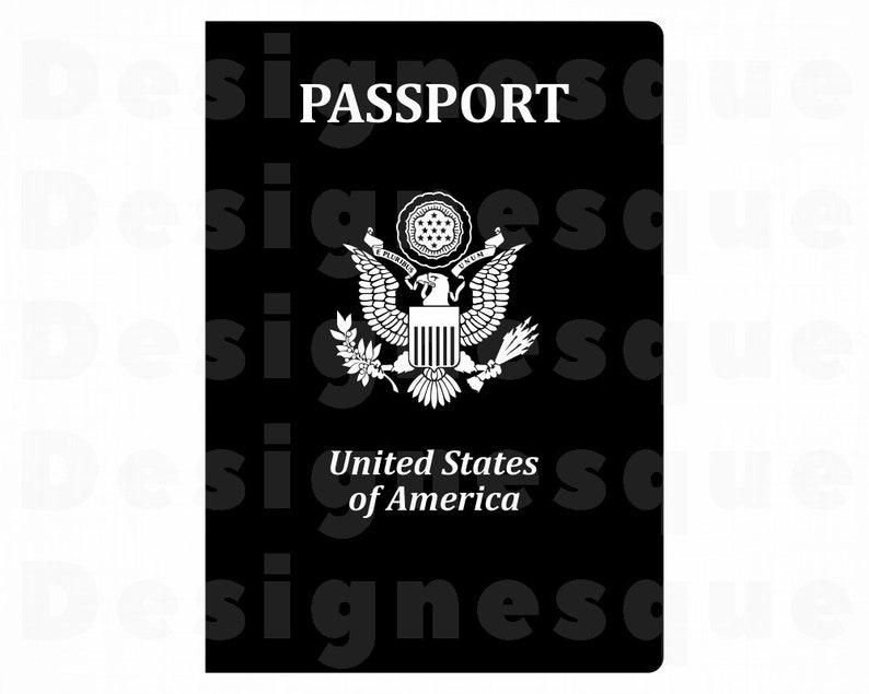 American Passport Svg US Passport SVG Travel Svg Vacation Etsy